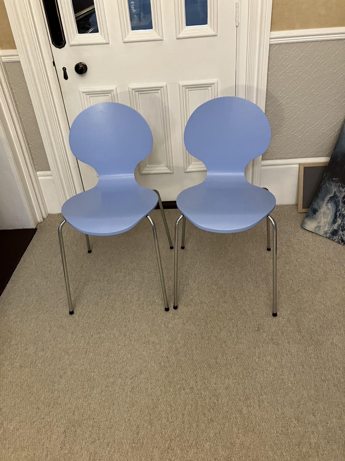 Vintage Pair Of Rondo Dining Chairs By Eric Jorgensen
