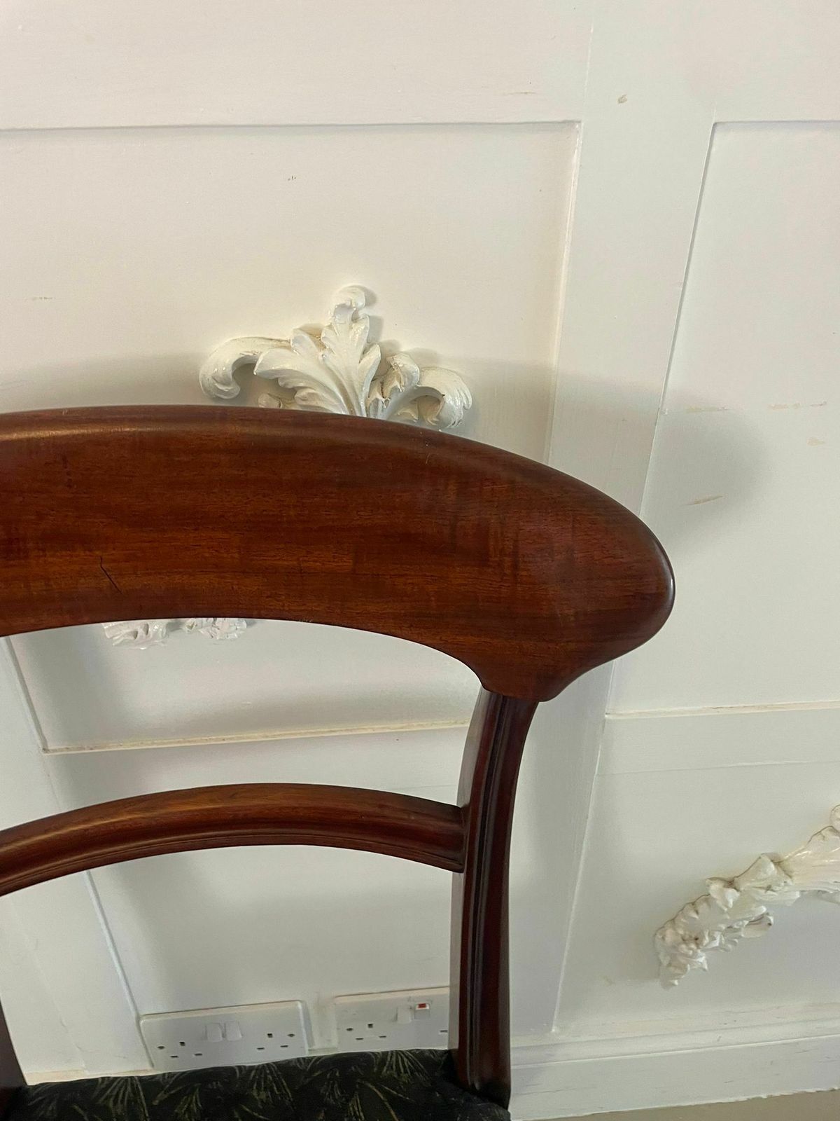 Antique 19th Century Set Of 10 Quality Mahogany Dining Chairs photo vinterior