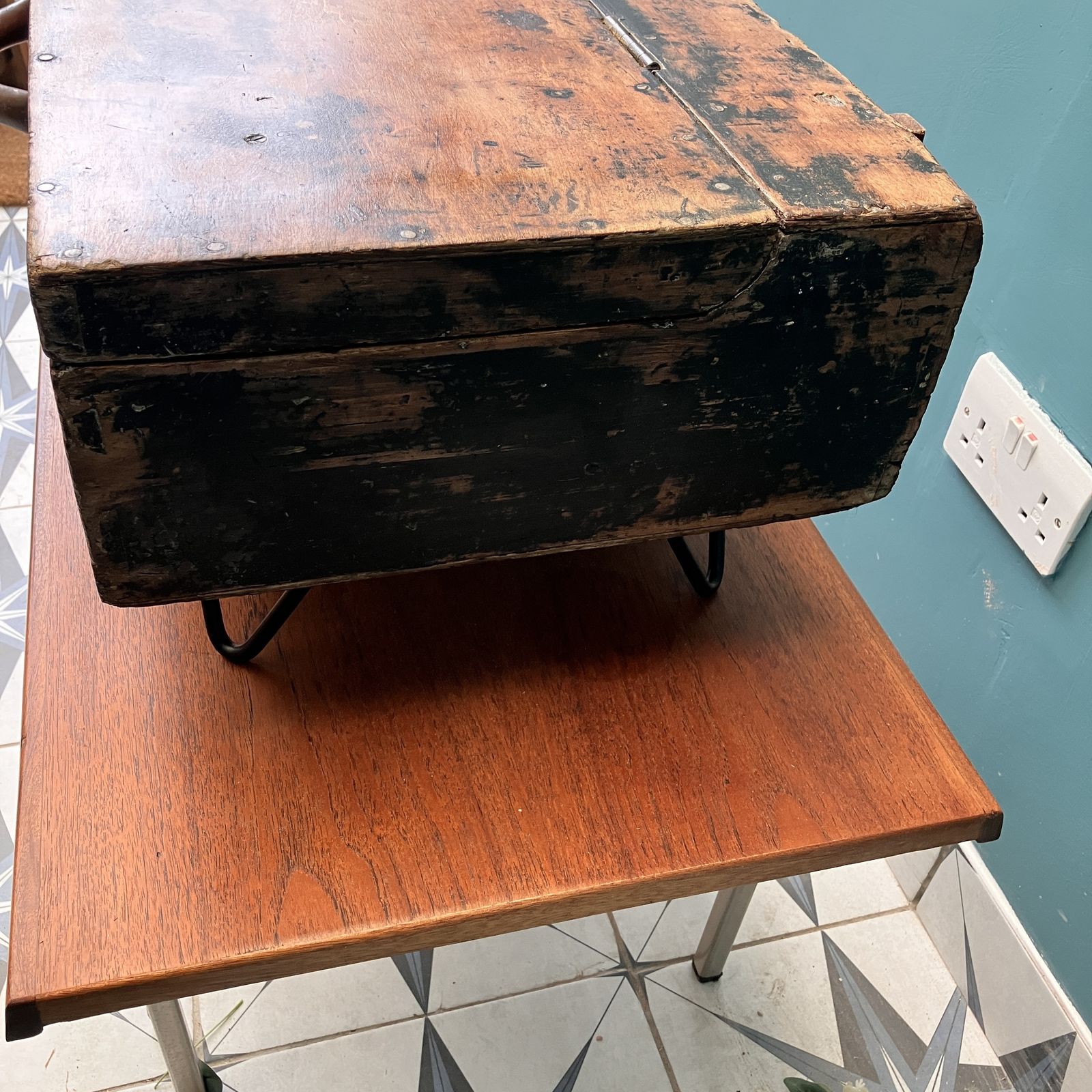An Antique Carpenters Work Chest photo furniture