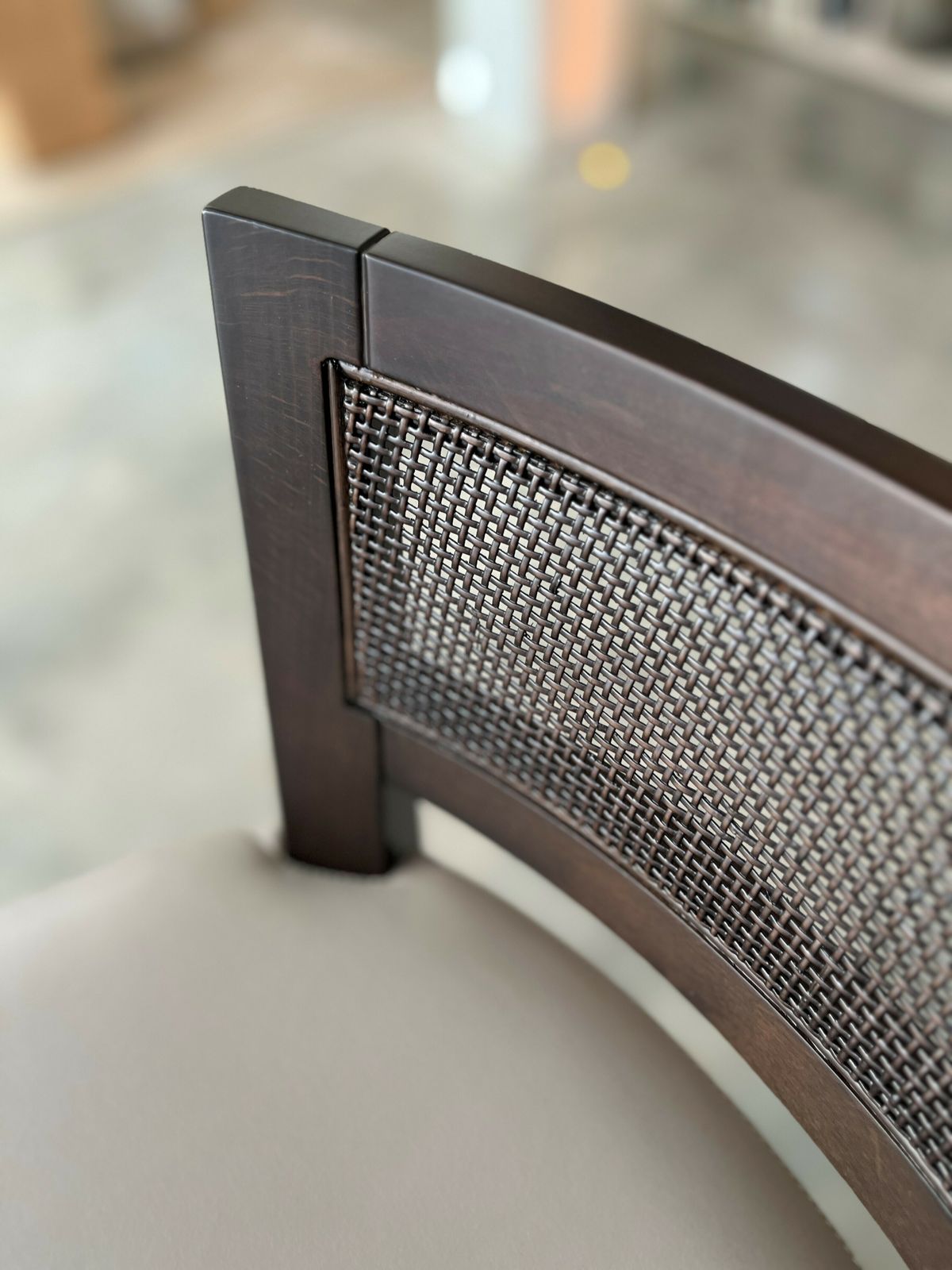 Promemoria Caffe Stools (X2) In Beechwood & Tortora Leather (Handmade In Italy) photo 2000.0