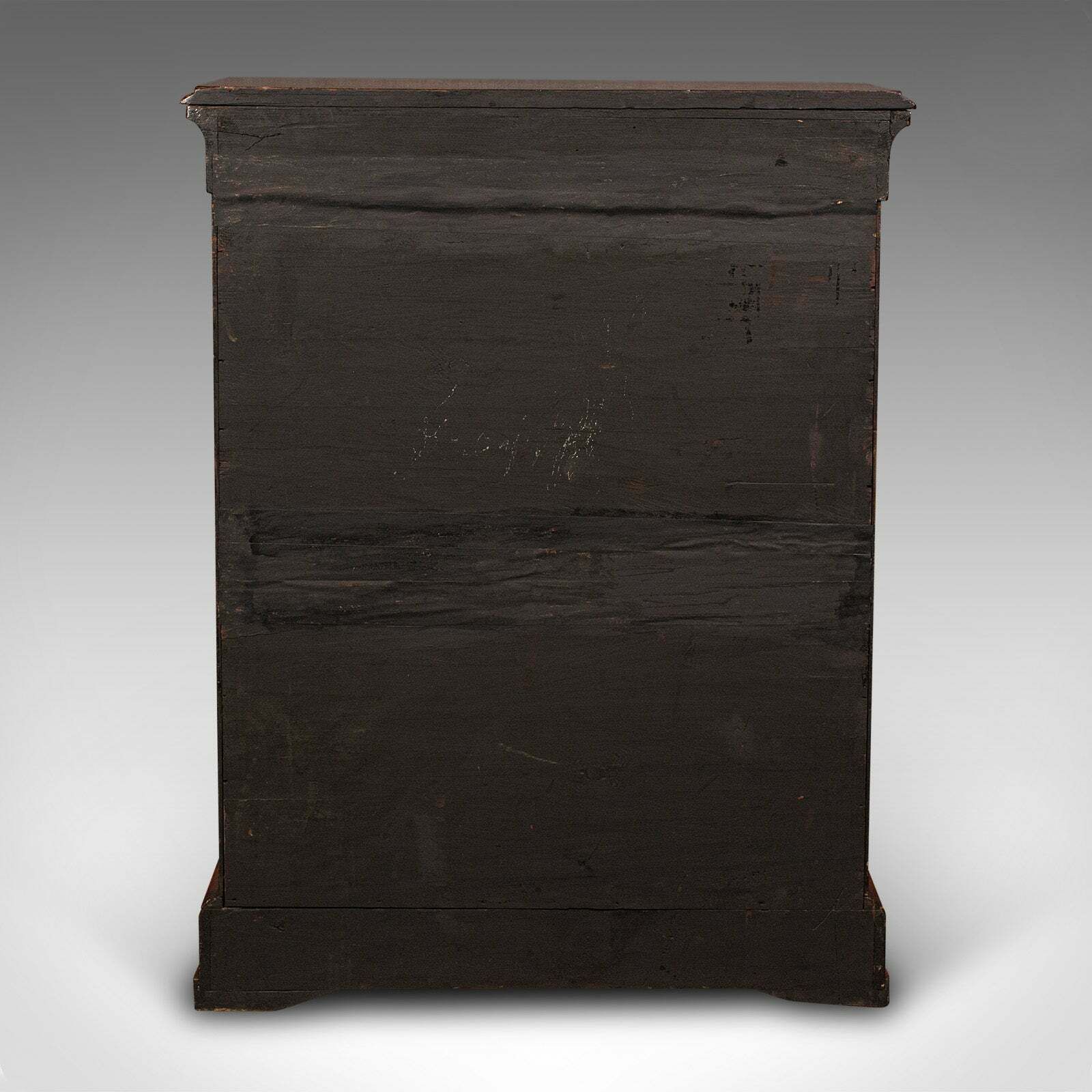 Large Antique Pier Cabinet, English, Walnut, Glazed, Druce & Co, Victorian, 1850 photo vinterior