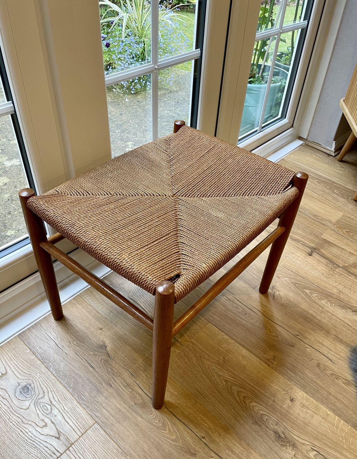 Stylish Iconic Stool Designed By Jørgen Bækmark, Danish Design, 1960s photo for sale