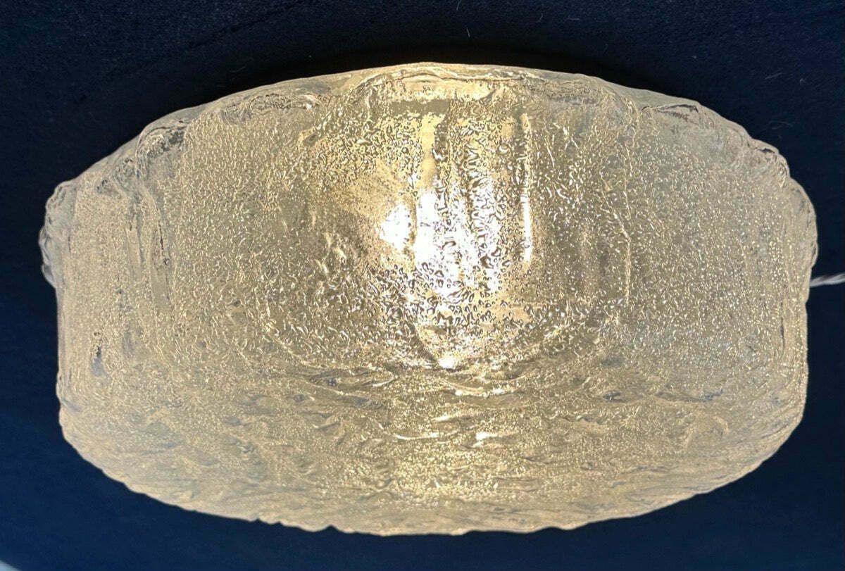 photo vinterior 1970s German Large Limburg Flush Mount Ceiling Light