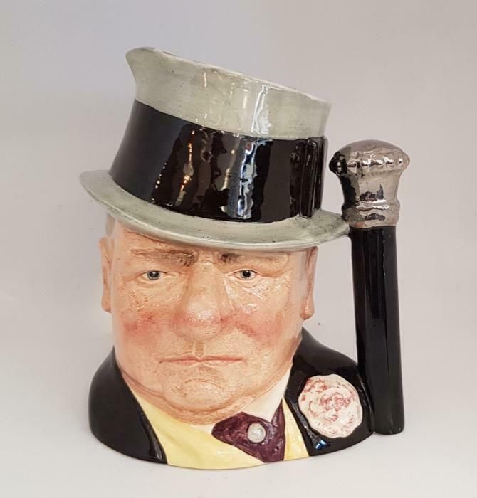 1982 Royal Doulton Toby Jug "Celebrity Collection" W. C. Fields photo furniture