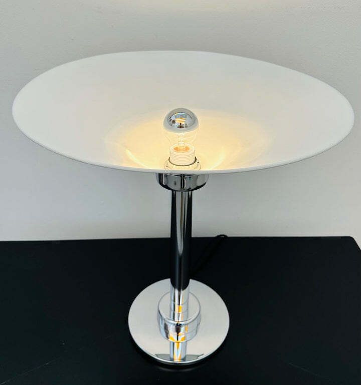1970s Italian Conical Uplighter Table Lamp photo for sale