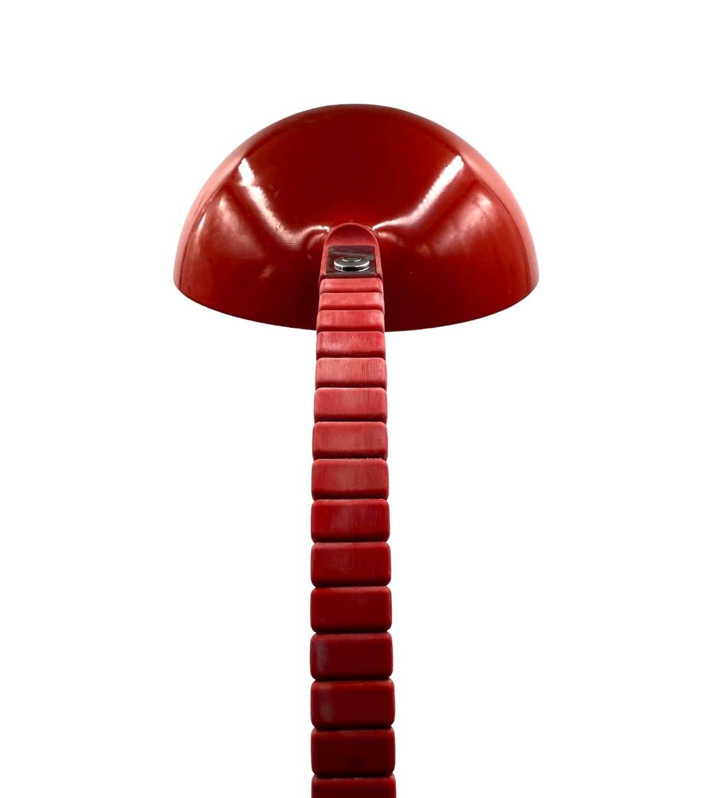 photo buy Elio Martinelli, Flex Calotta Mod. 660 Bright Red Table Lamp, Martinelli Luce Italy, 1972