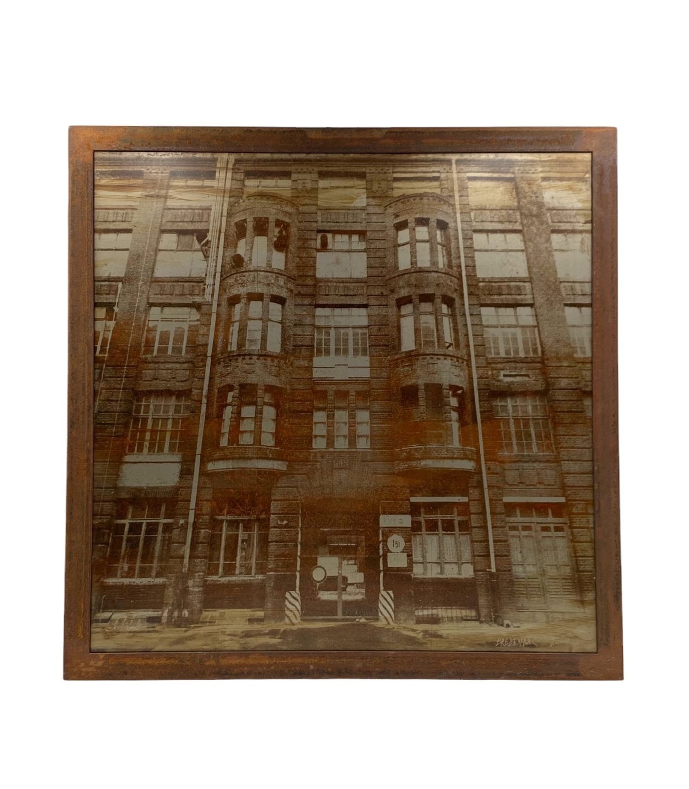 Jean Pascal Bredenbac, Photo On Sheet Metal, Mounted On Panel, France 2000's photo for sale