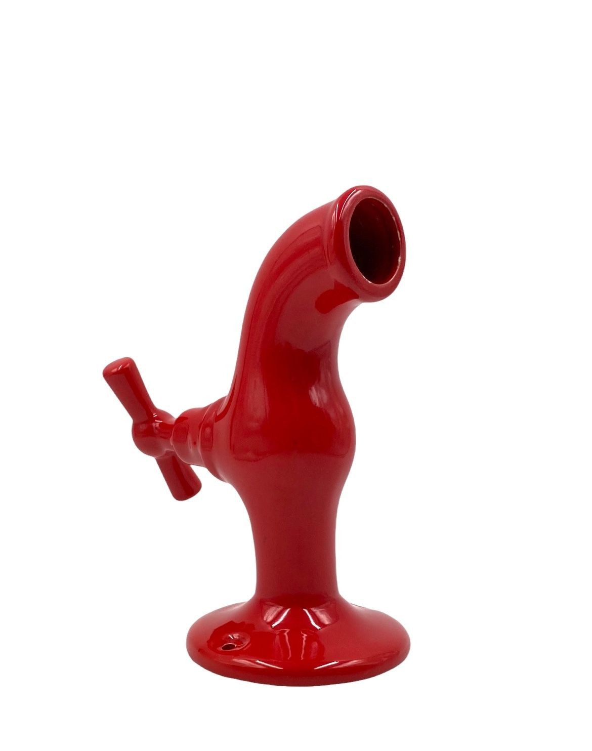 Red Tap Shaped Ceramic, Jc Peiré, France Ca. 1970 photo furniture