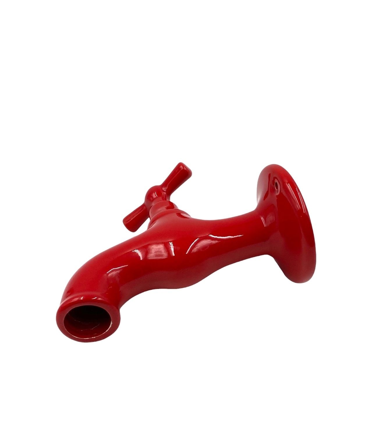 Red Tap Shaped Ceramic, Jc Peiré, France Ca. 1970 photo vinterior