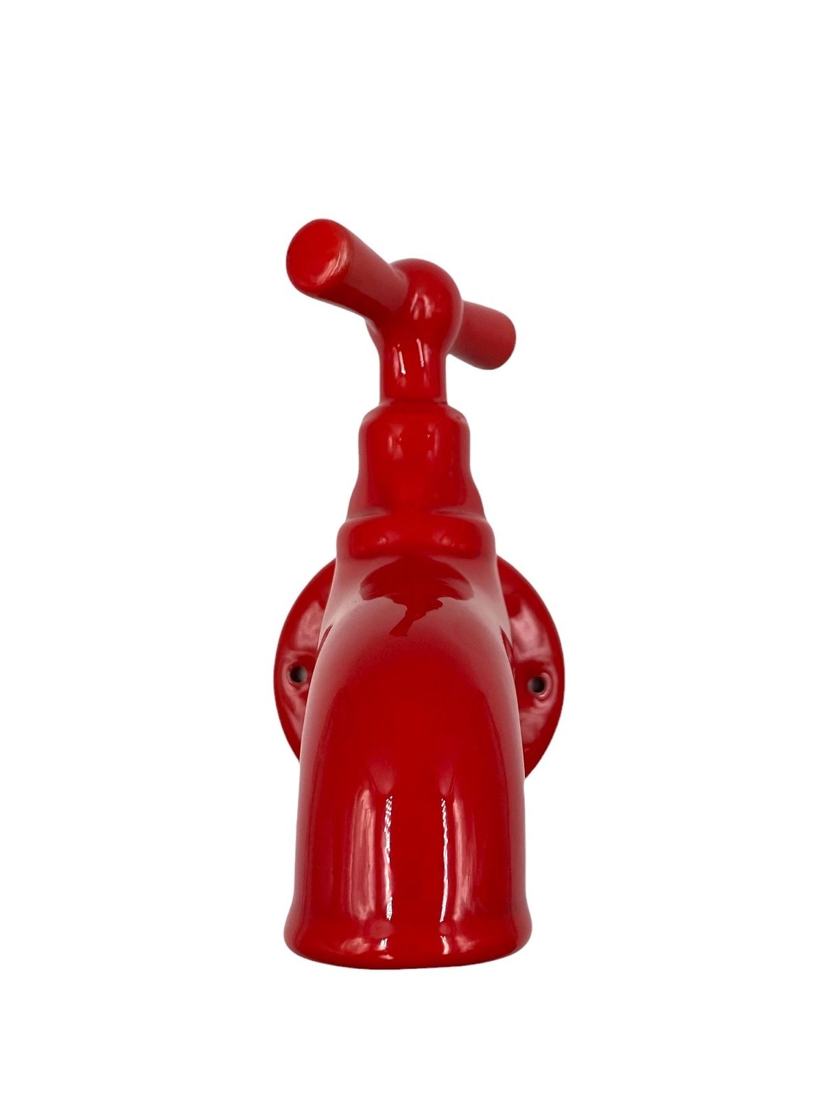 photo buy Red Tap Shaped Ceramic, Jc Peiré, France Ca. 1970