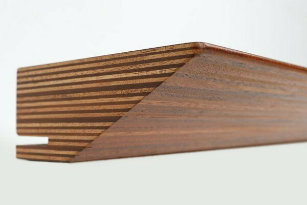 photo vinterior Mid Century Teak Mirror With Shelvfattributed To De Coene, Belgium, 1960s