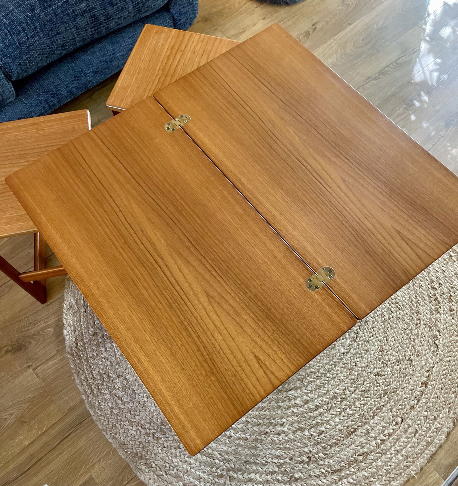 Stunning Mid Century Modern McIntosh Triform Metamorphic Coffee Table By Tom Robertson photo Furniture