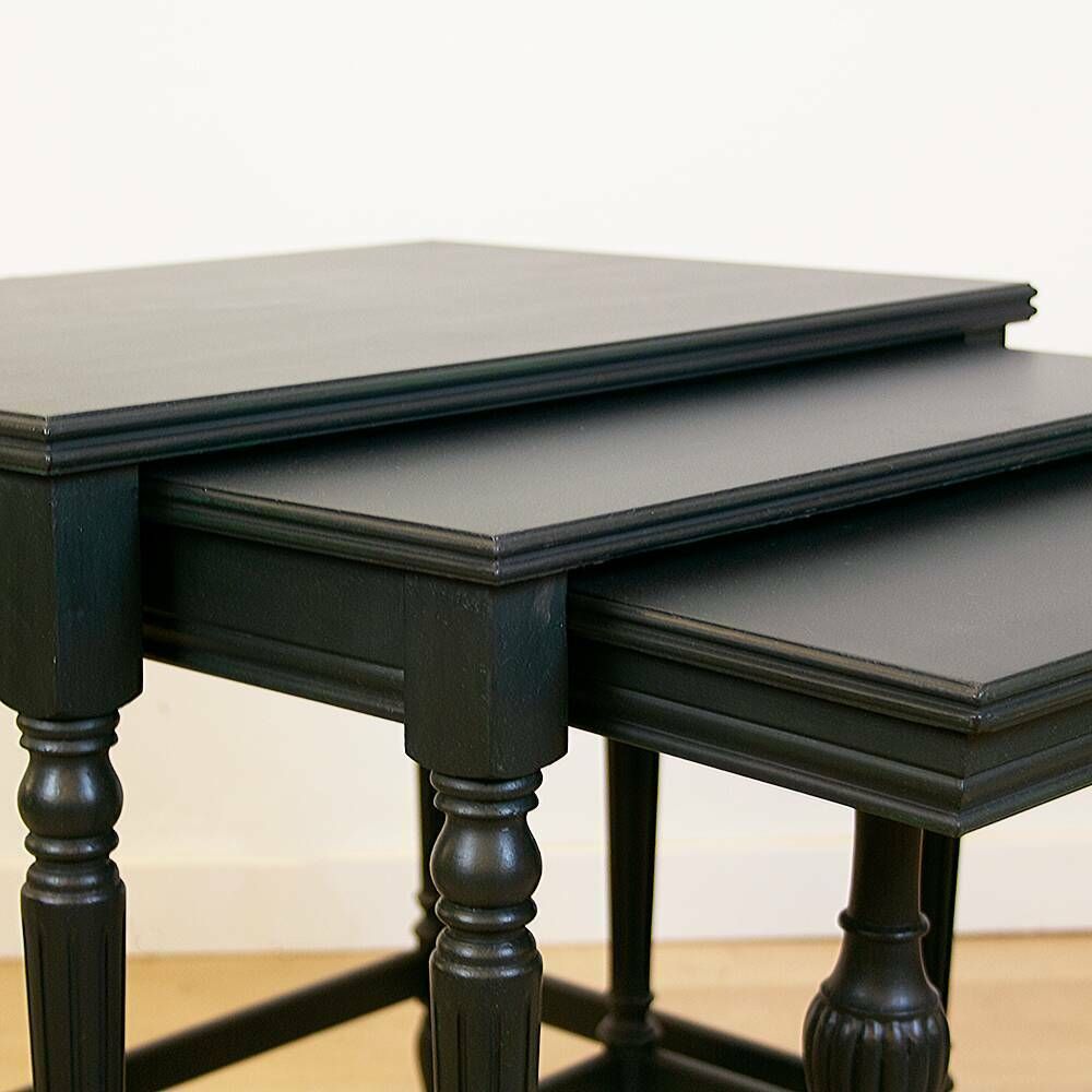 Nesting Side Tables, Spain, 1950's, Set Of 3 photo vintage