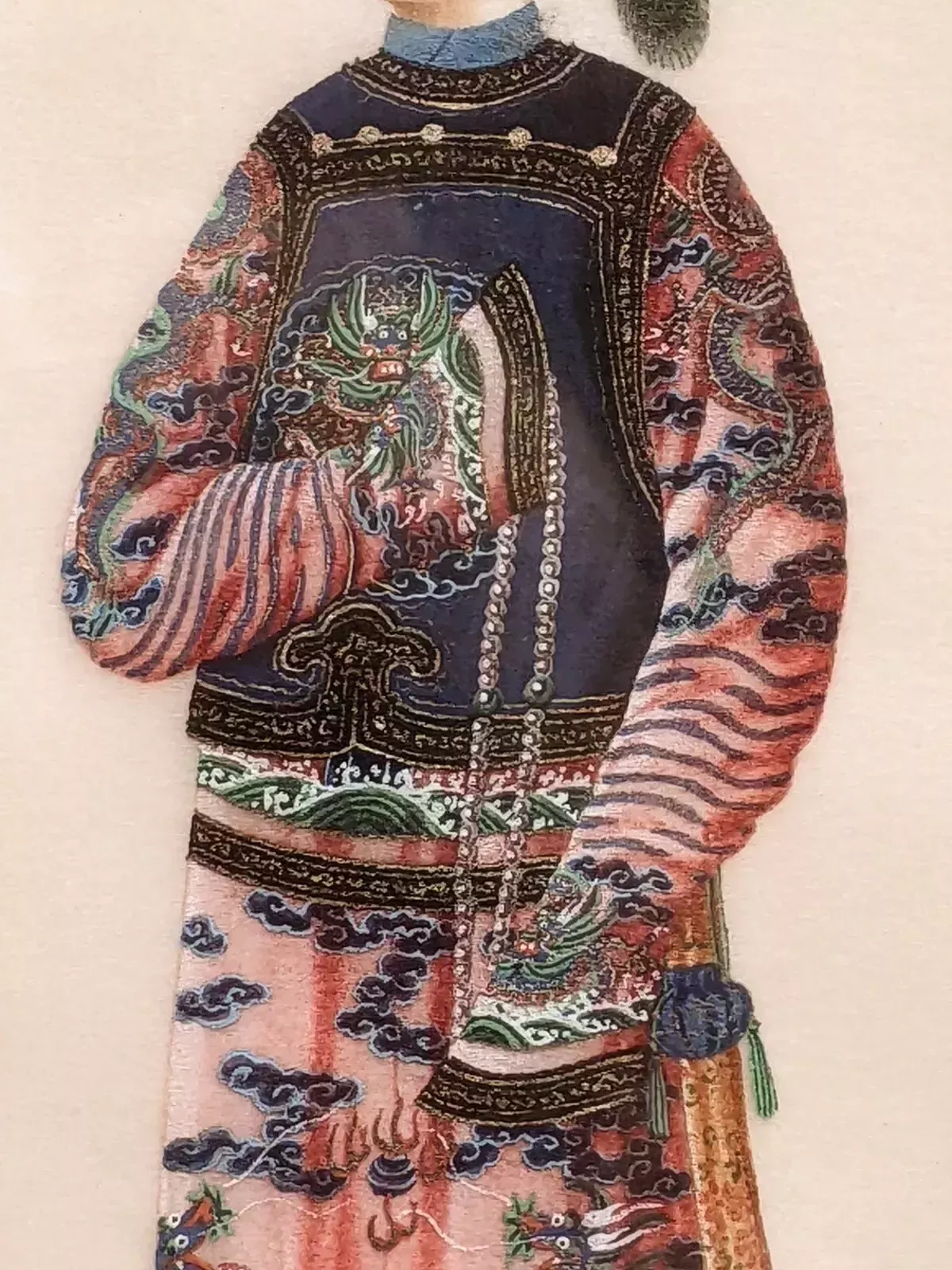 photo buy Pair Chinese Paintings Of Dignitaries