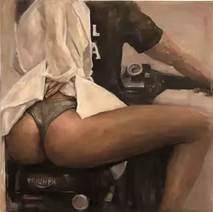 Meryem Tayganskaya, Nude Painting, Oil On Canvas, 21st Century photo for sale