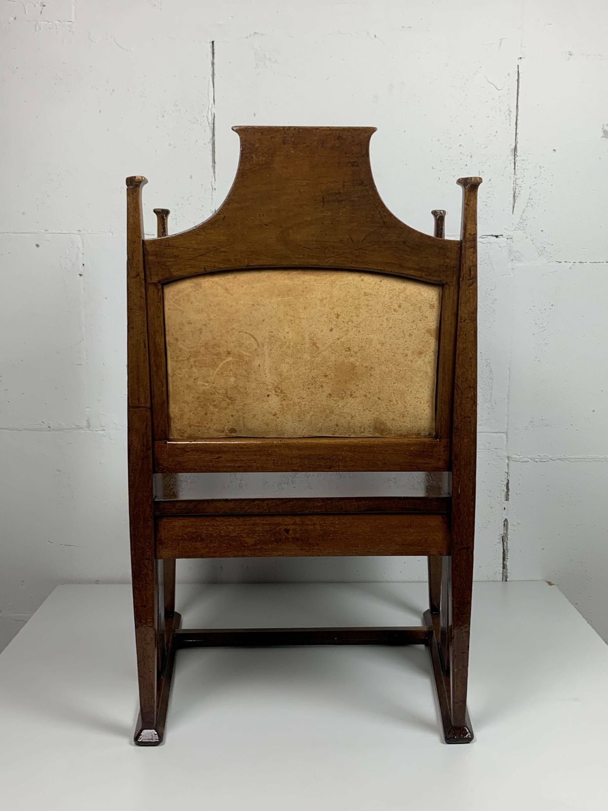 William Birch Arts And Crafts Chair By E.G. Punnett For Liberty & Co. Ca 1900 photo Furniture