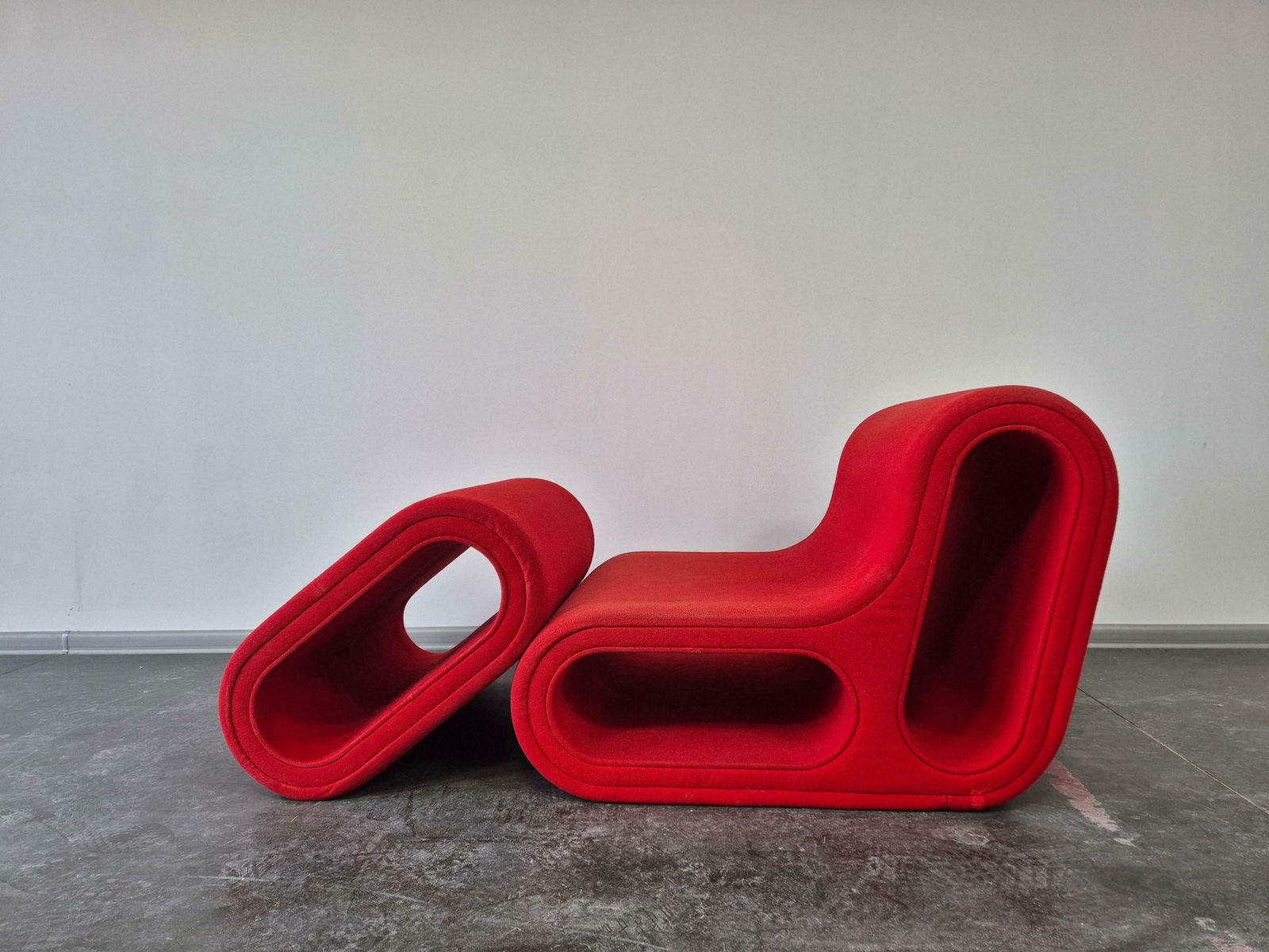 photo furniture "Other One Lounge Chair" With Ottoman By Leif Jörgensen For Hay