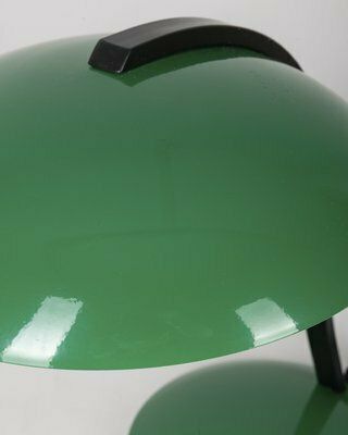 Vintage Table Lamp In Green Metal From Veneta Lumi photo Lighting