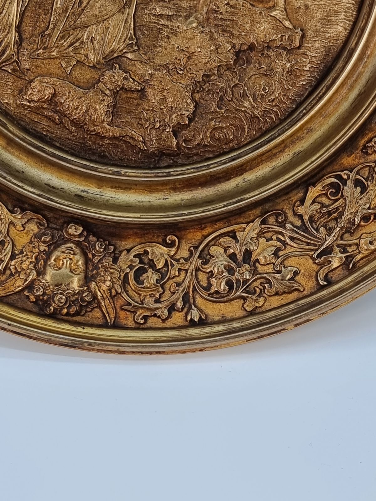 An Aesthetic Movement Gilt Table Centre Piece Or Tazza, Highly Decorative. photo furniture