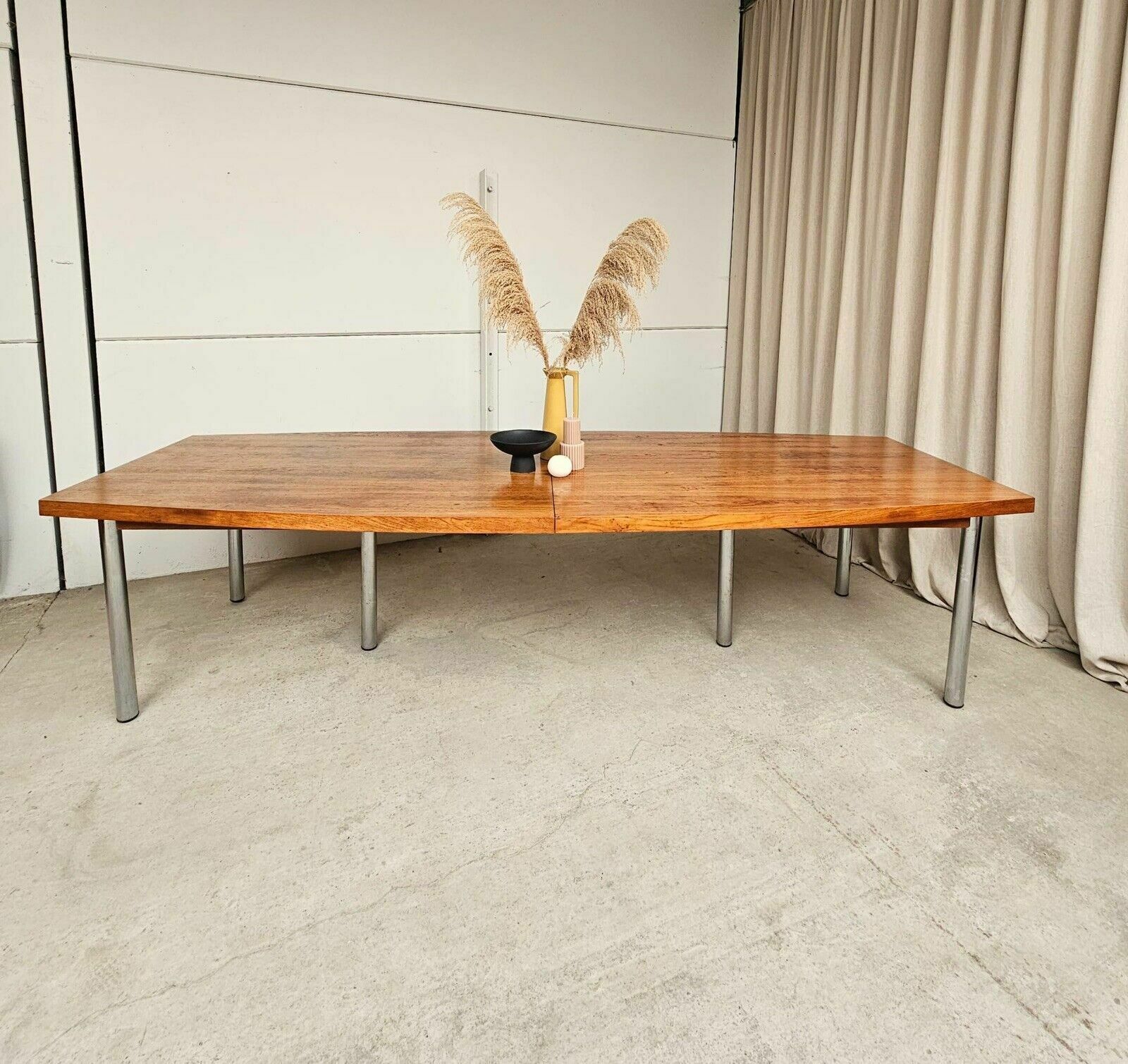photo furniture Vtg Mid Century 70s Conran Huge Large Boardroom Dining Table Danish Retro R558