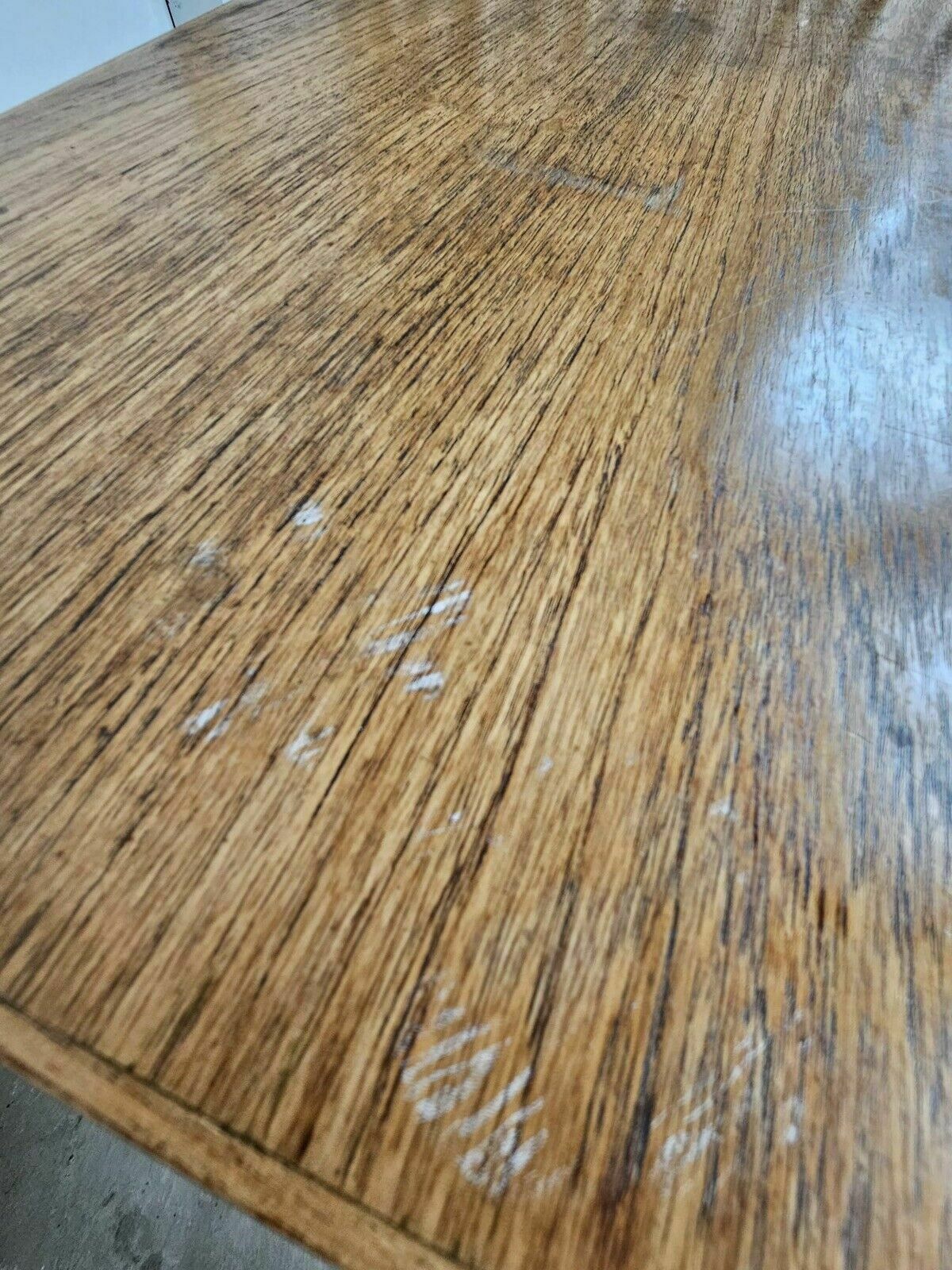 photo vintage Vtg Mid Century 70s Conran Huge Large Boardroom Dining Table Danish Retro R558