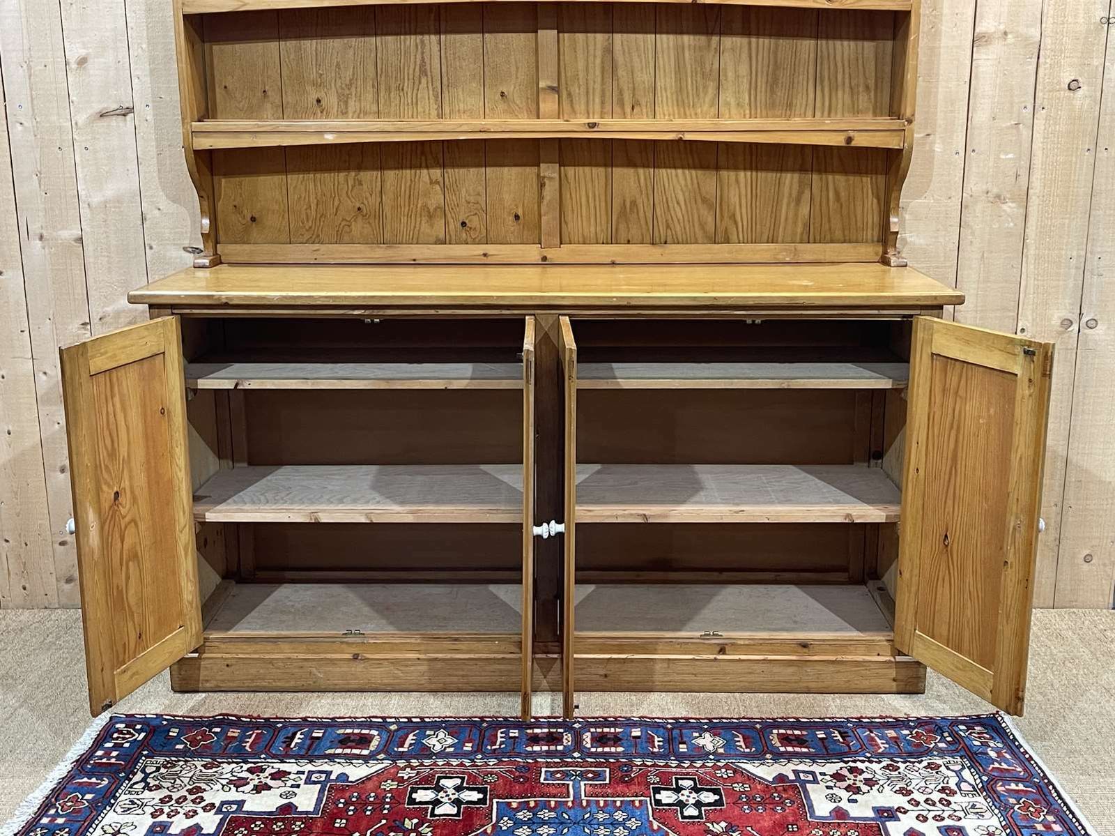 English Fir Dresser From The 1950s photo vintage