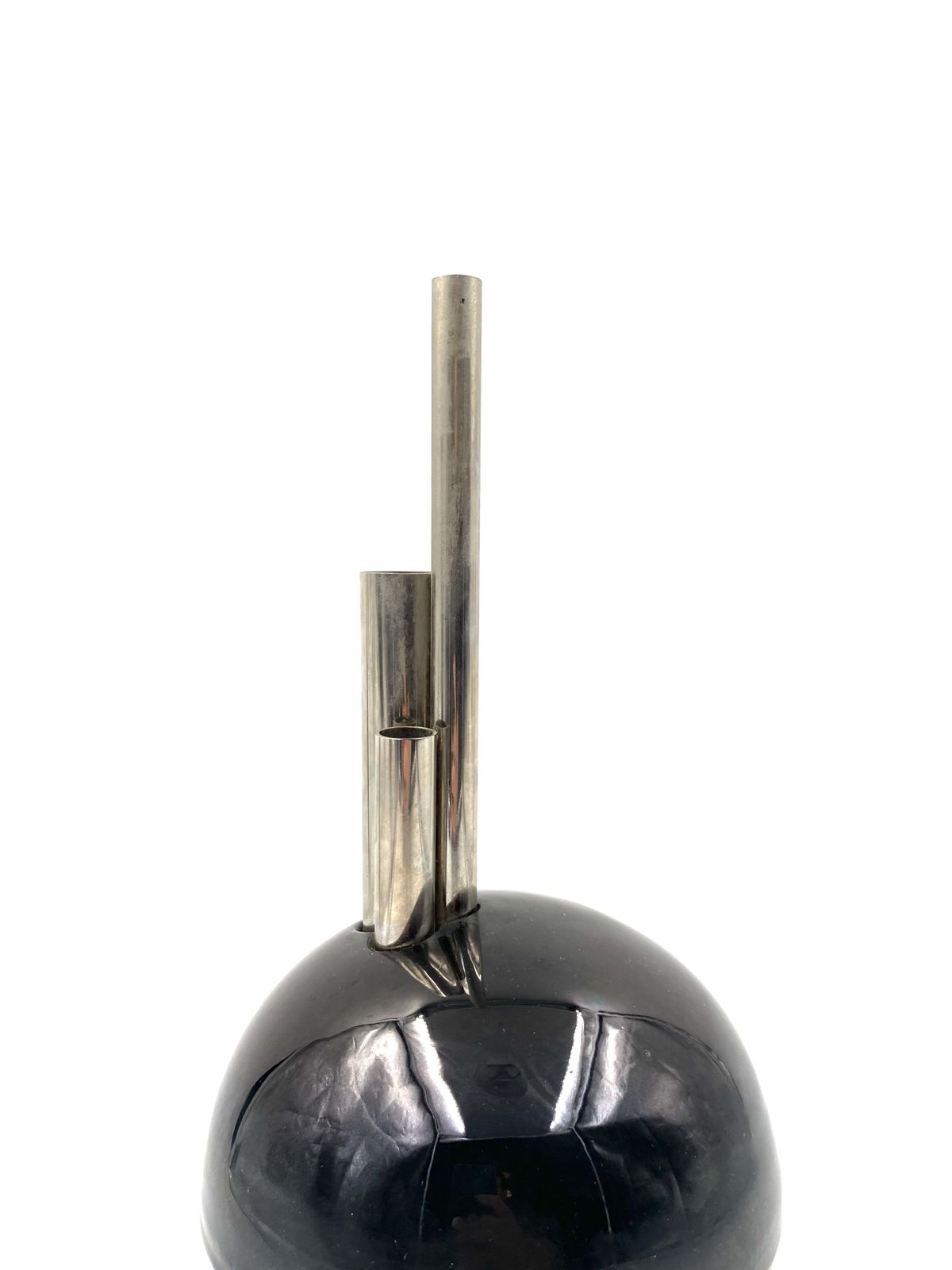 Mario Bertozzi, Ceramic Spherical Vase, Marber Italy, 1970s photo 600.0