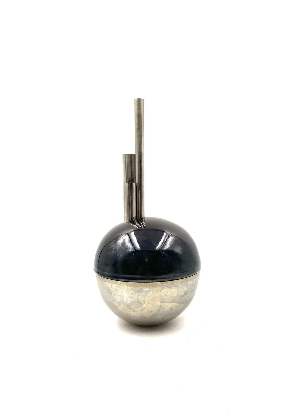 Mario Bertozzi, Ceramic Spherical Vase, Marber Italy, 1970s photo buy