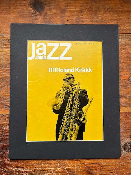 Vintage Jazz Magazine Artwork   Roland Kirk 1968