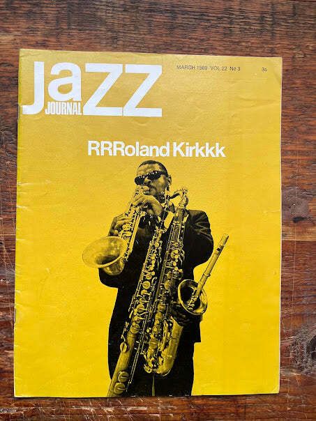 Vintage Jazz Magazine Artwork   Roland Kirk 1968 photo furniture