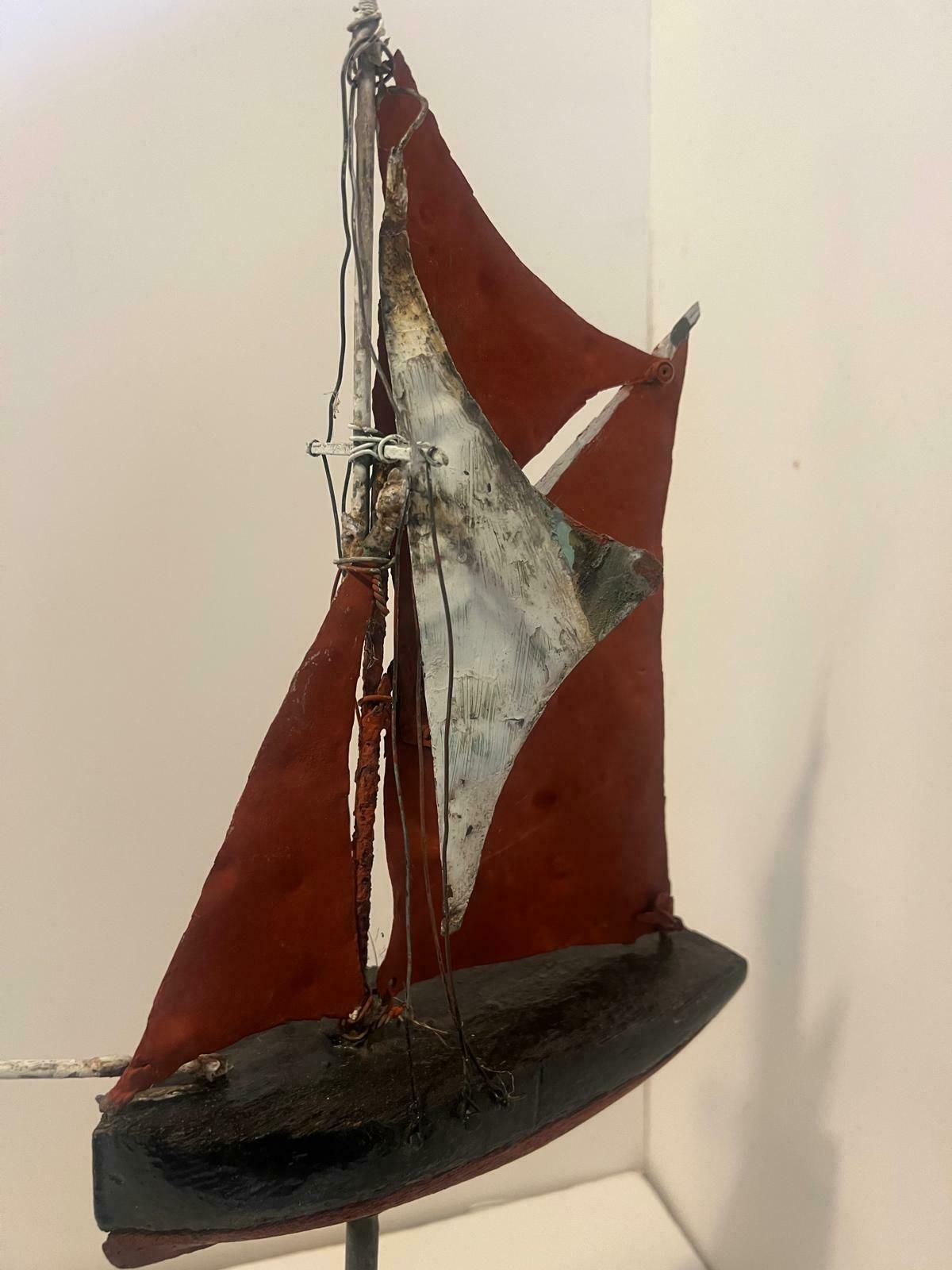Yacht Weather Vain, 1800s, Antique photo 350.0