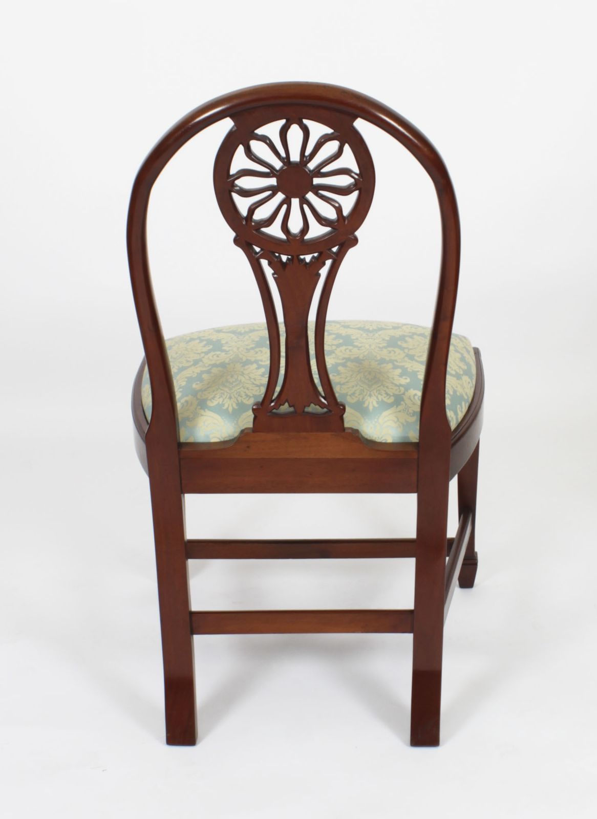 3300.0 Set 10 English Mahogany Regency Dining Chairs Mid 20th Century photo