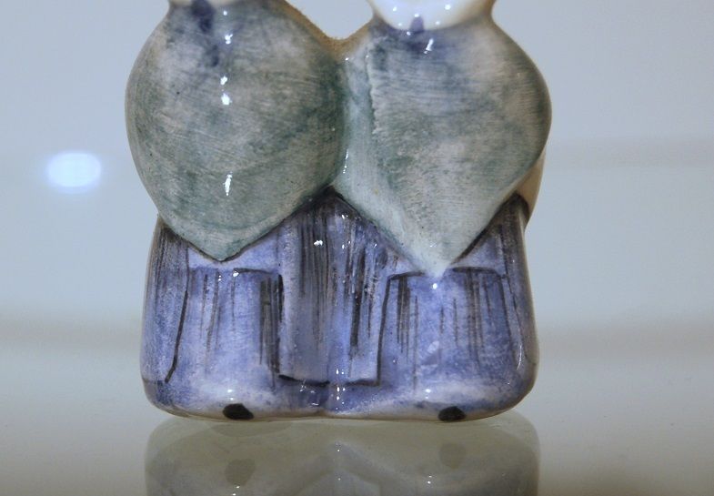 photo for sale Set Of Three Ceramics Lenci Turin   Mod. " Monachelle "
