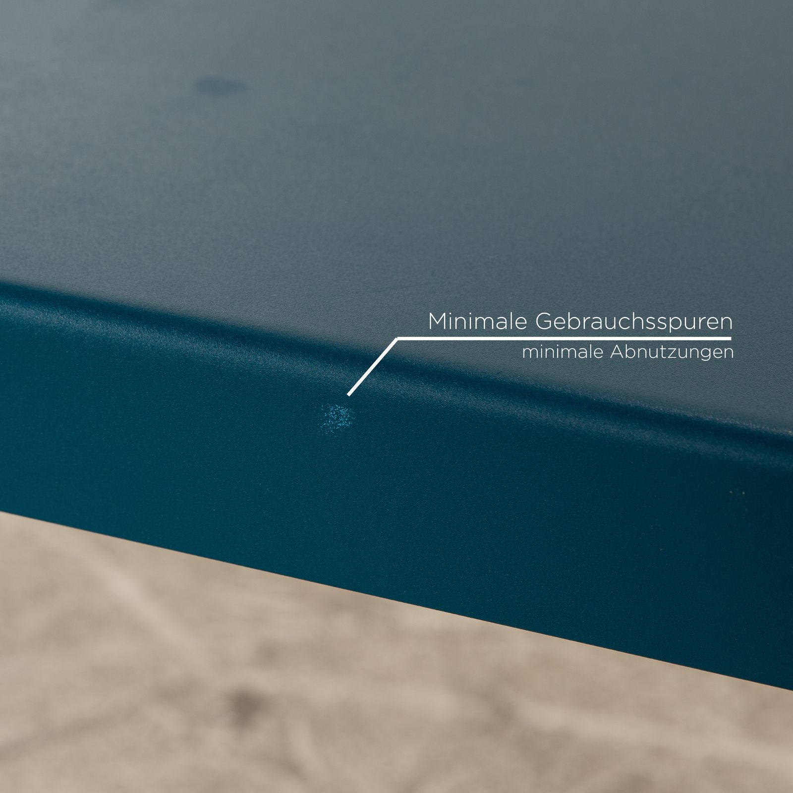 Table à manger Classicon Palas en acier bleu, 240 x 73 x 76 cm photo buy