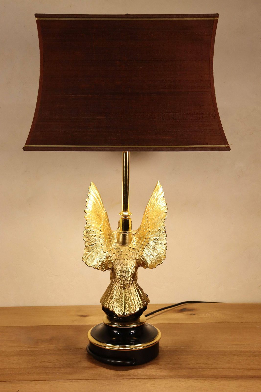 Hollywood Regency Federal Style Eagle Lamp By Deknudt , Belgium 1970's (St.186) photo buy