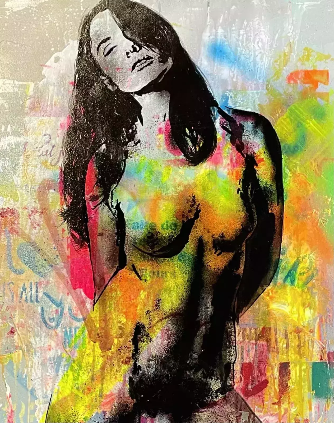 Painting Urkabe By David Lurkin, 21st Century, Mixed Media photo for sale