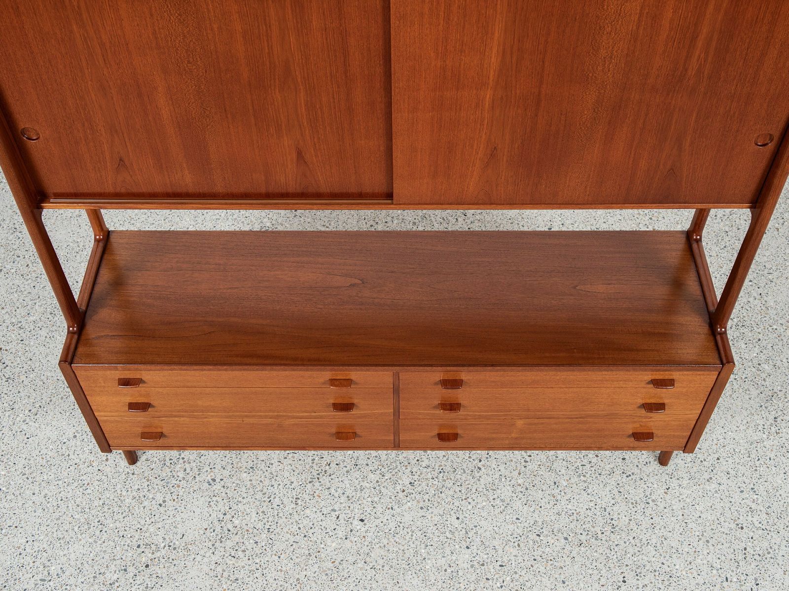 photo for sale Midcentury Danish Double Sideboard Ry 20 In Teak By Hans Wegner For Ry Møbler