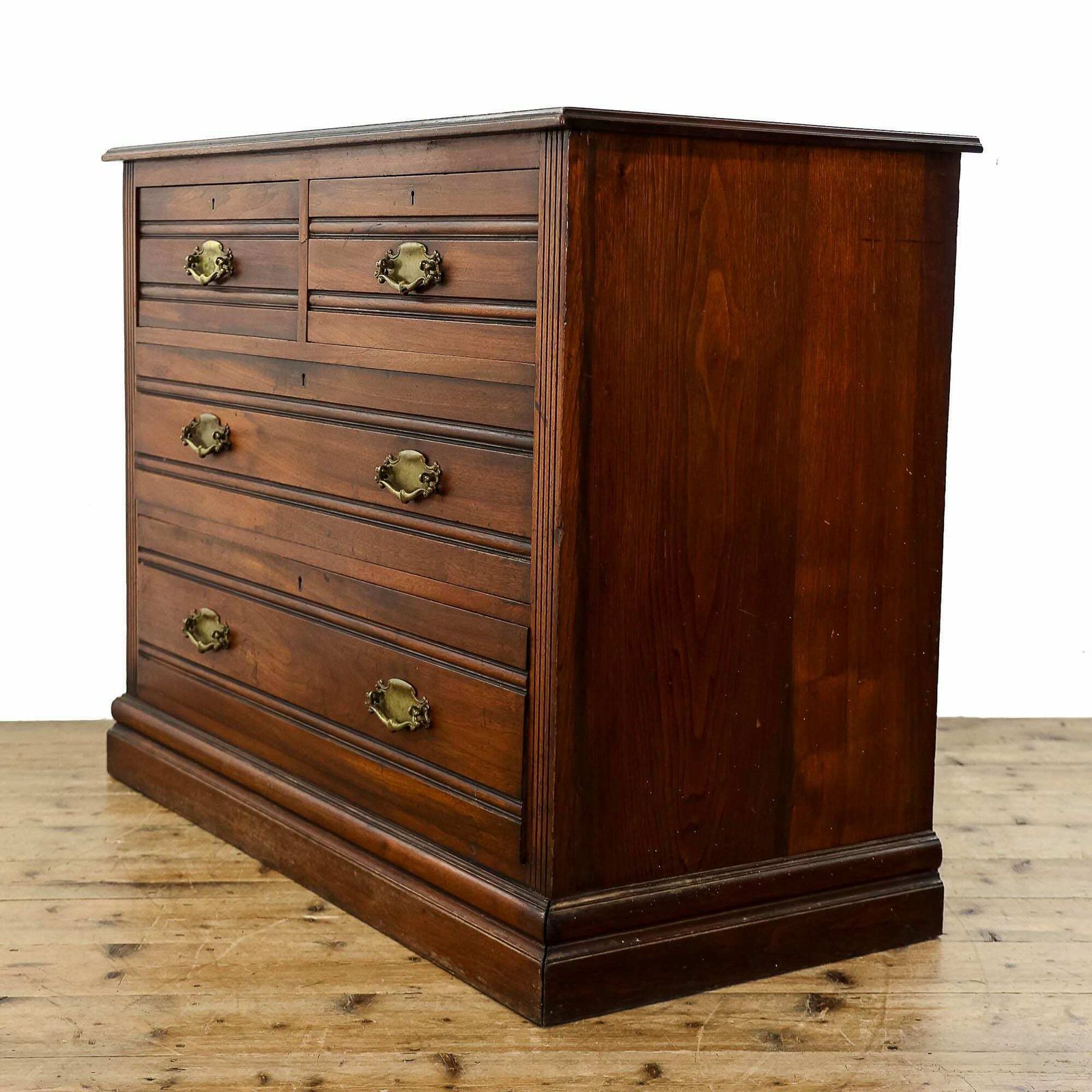 Antique Edwardian Mahogany Chest Of Drawers photo furniture
