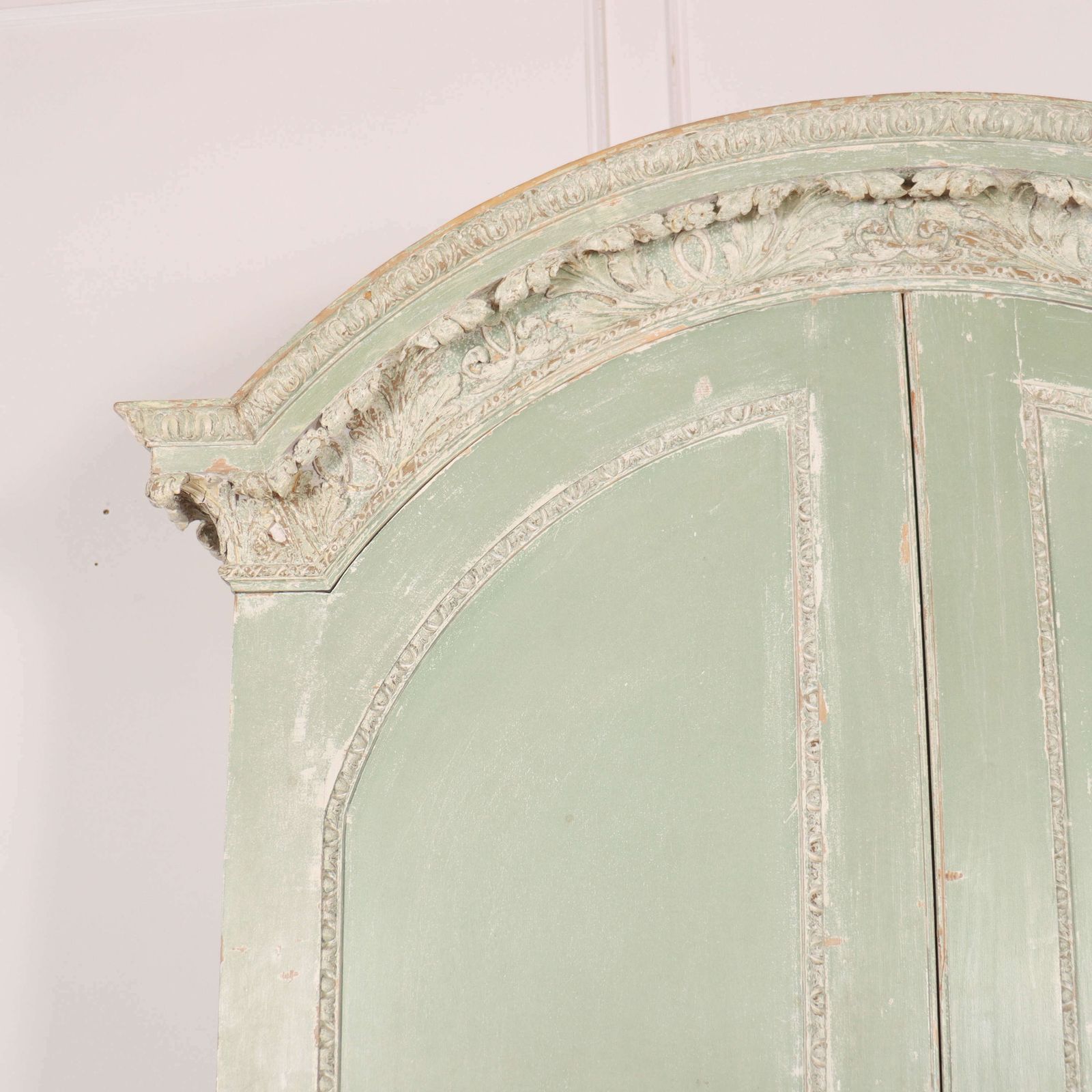 19th Century Original Painted Wardrobe photo for sale