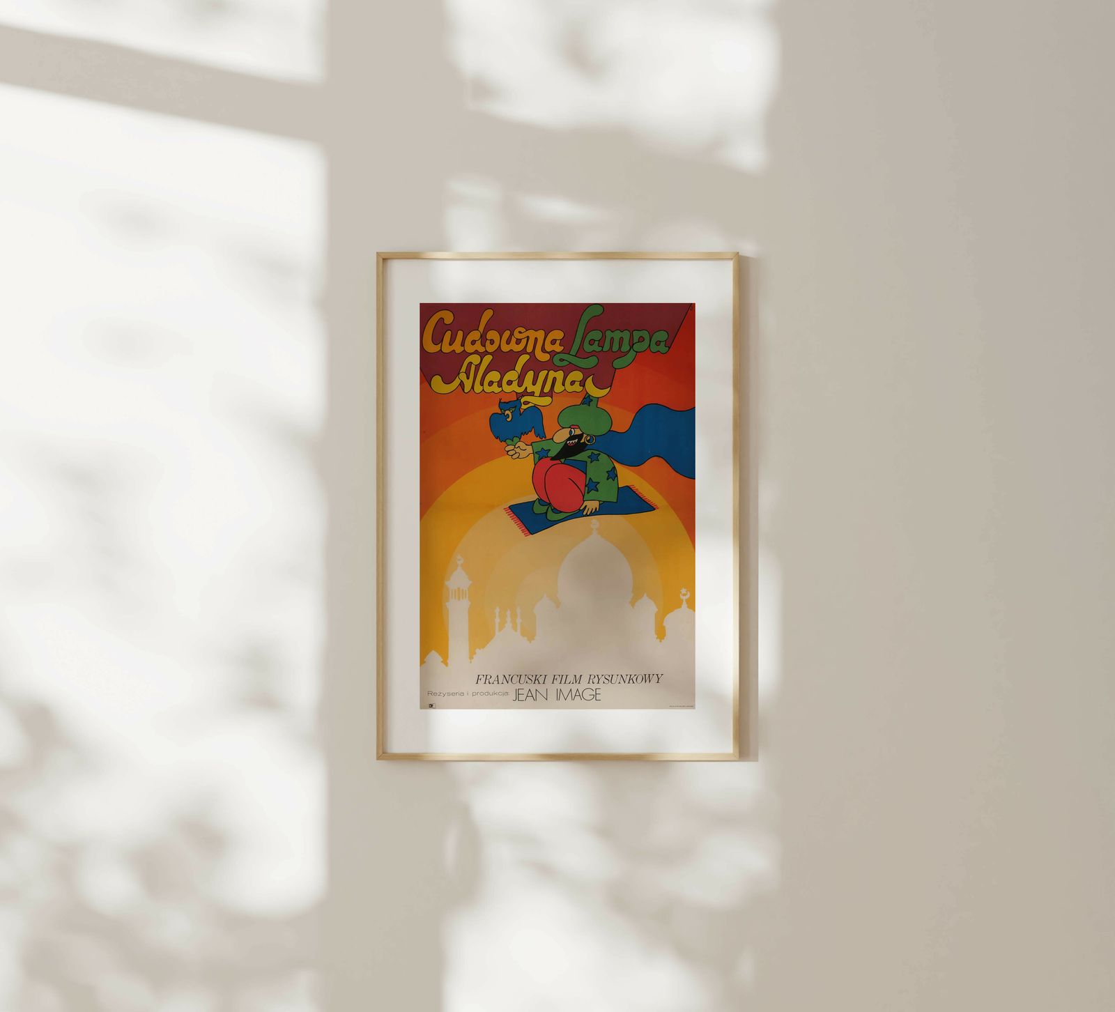 Aladdin & His Magic Lamp   Original Poland Poster | 1971 photo furniture