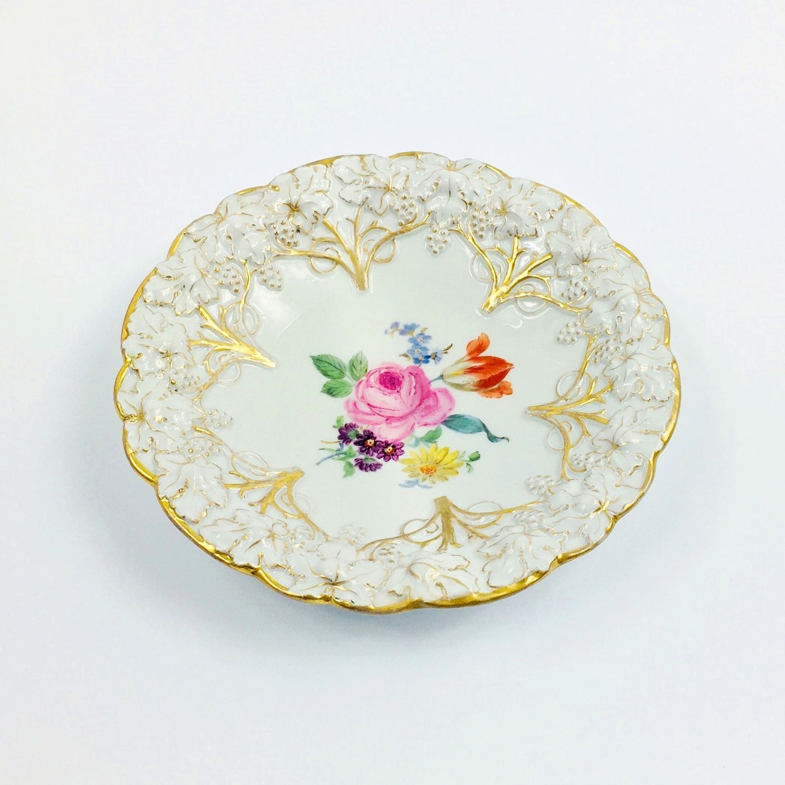 Meissen Porcelain Plate, Germany, Early 20th Century photo for sale