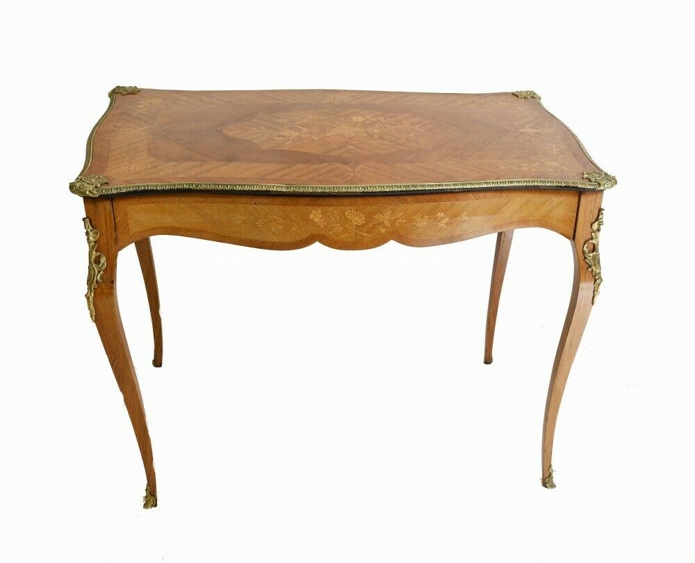French Bureau Plat Desk Ladies Writing Table photo furniture