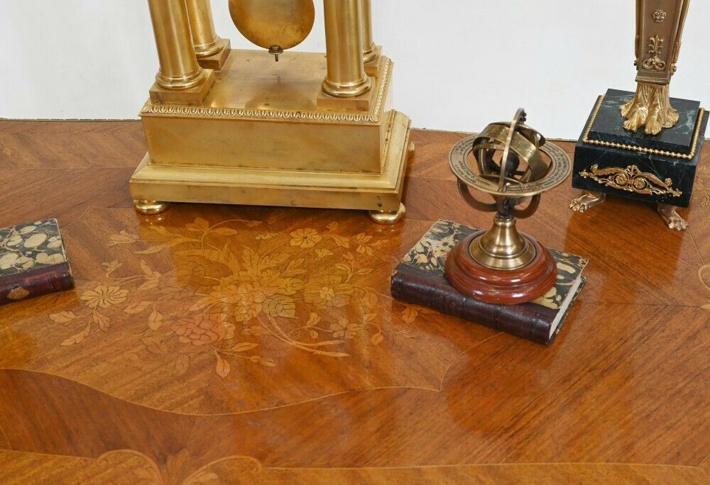 French Bureau Plat Desk Ladies Writing Table photo for sale