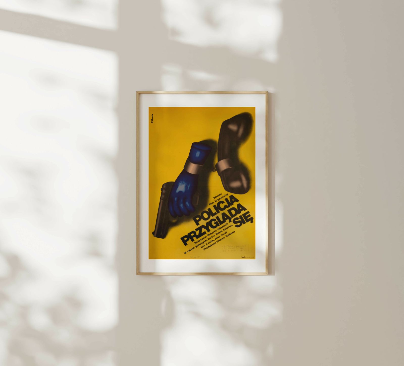 Police Are Watching   Original Poland Poster | 1974 photo furniture