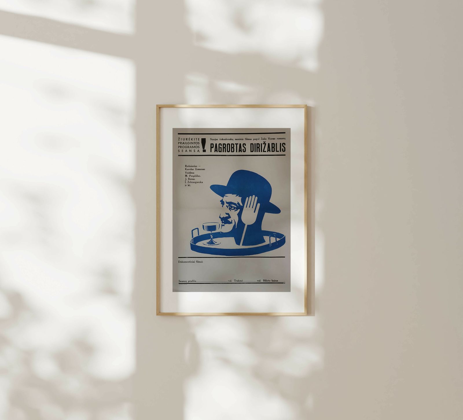 Abducted Airship   Original Soviet Lithuanian Poster | 1968 photo for sale
