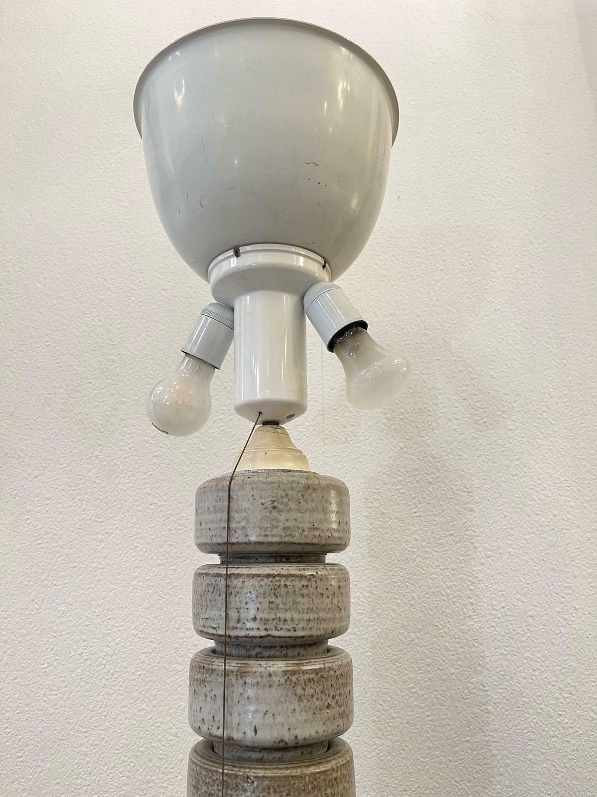 photo furniture Glazed Stoneware Ceramic Floor Lamp By Edouard Chapallaz, Switzerland Ca. 1960s