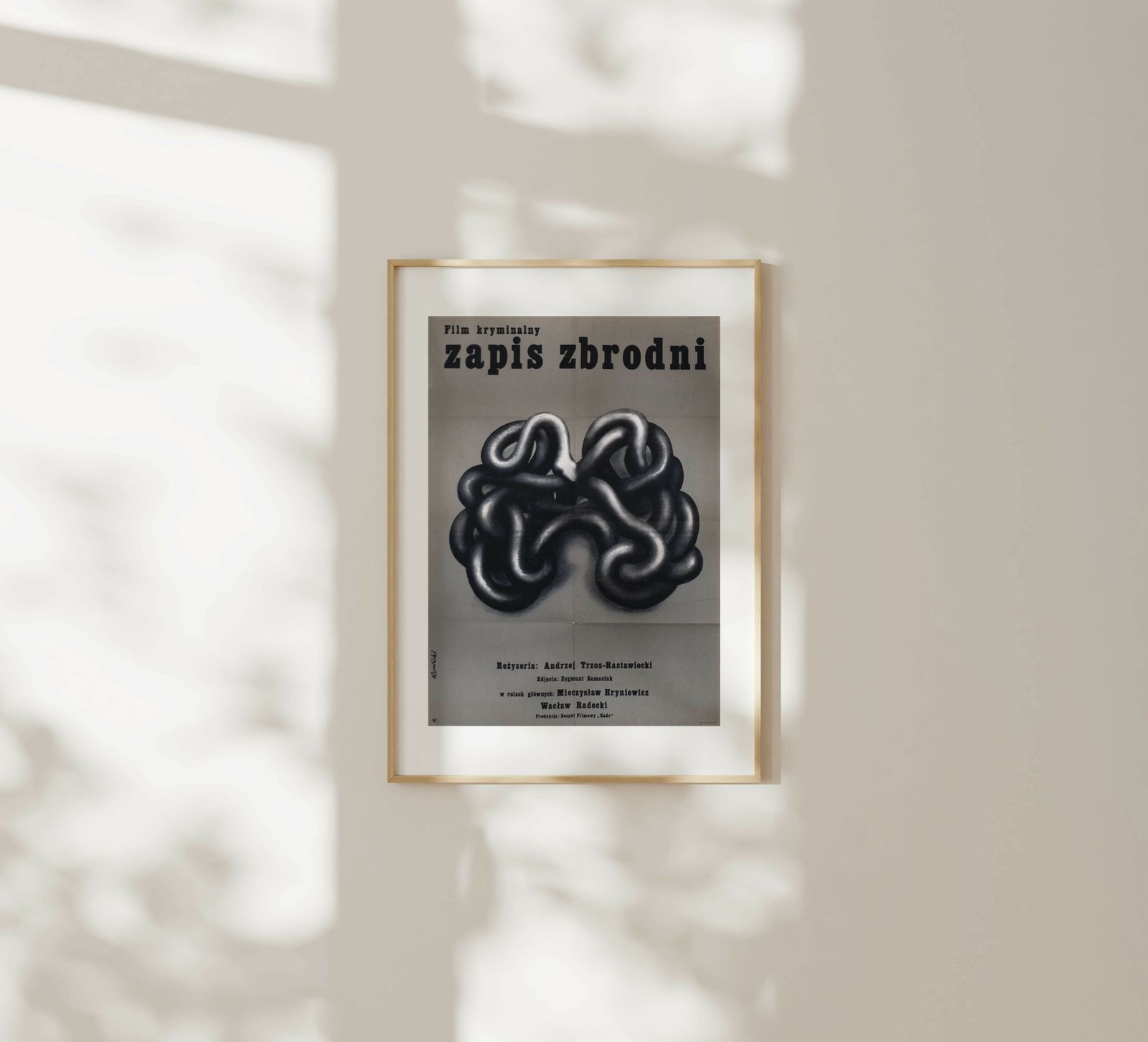Chronicle Of A Crime   Original Poland Poster | 1974 photo furniture