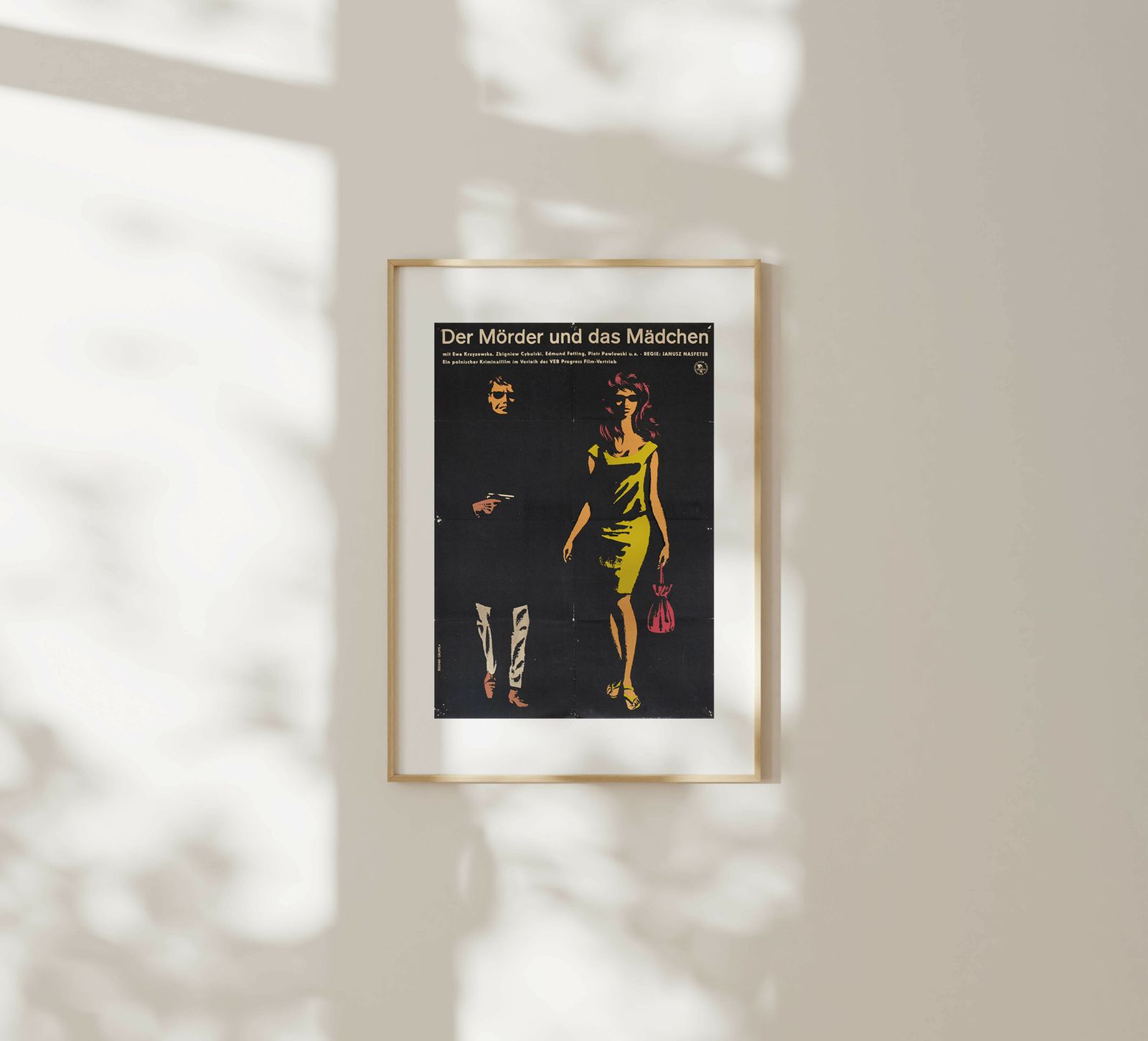 The Killer & The Girl   Original East Germany Poster | 1970s photo furniture