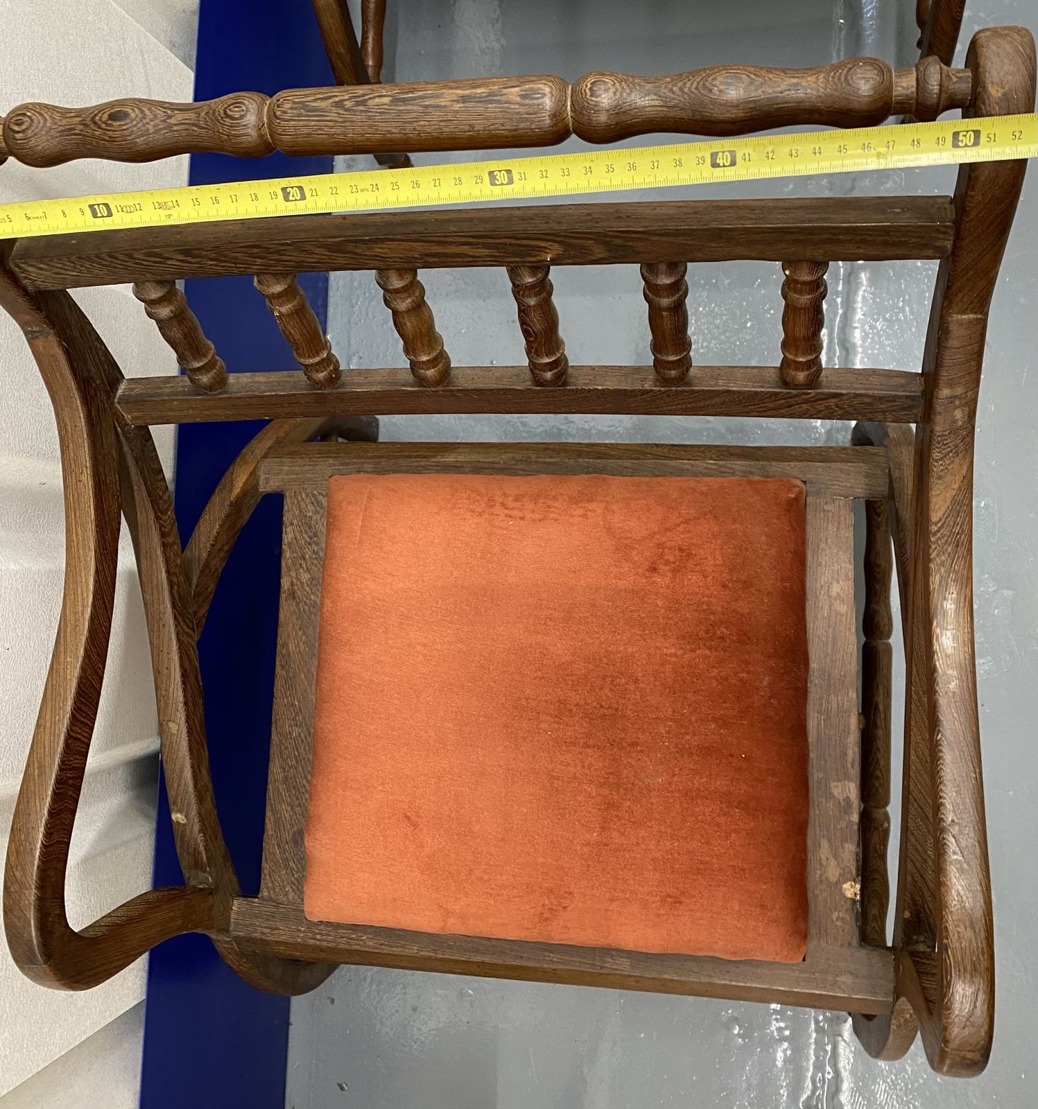 African Original Hardwood Carved Chairs Set Of Two photo for sale
