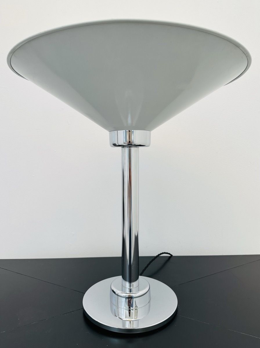 1970s Italian Conical Uplighter Table Lamp photo Lighting